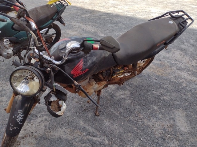 HONDA - CG 125 FAN ES - leilão extrajudicial - SAMAMBAIA DF - lance mínimo R$ 2.300