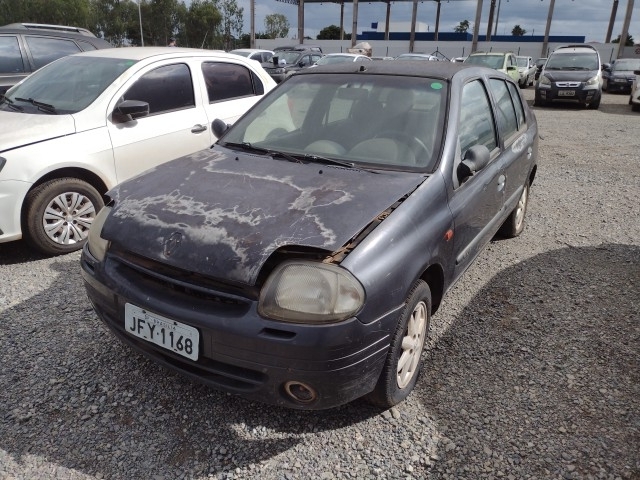 RENAULT - CLIO RT 1.0 16V - leilão extrajudicial - SAMAMBAIA DF - lance mínimo R$ 2.600