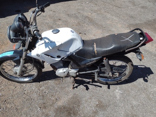 YAMAHA - YBR125 FACTOR K1 - leilão extrajudicial - SAMAMBAIA DF - lance mínimo R$ 2.000