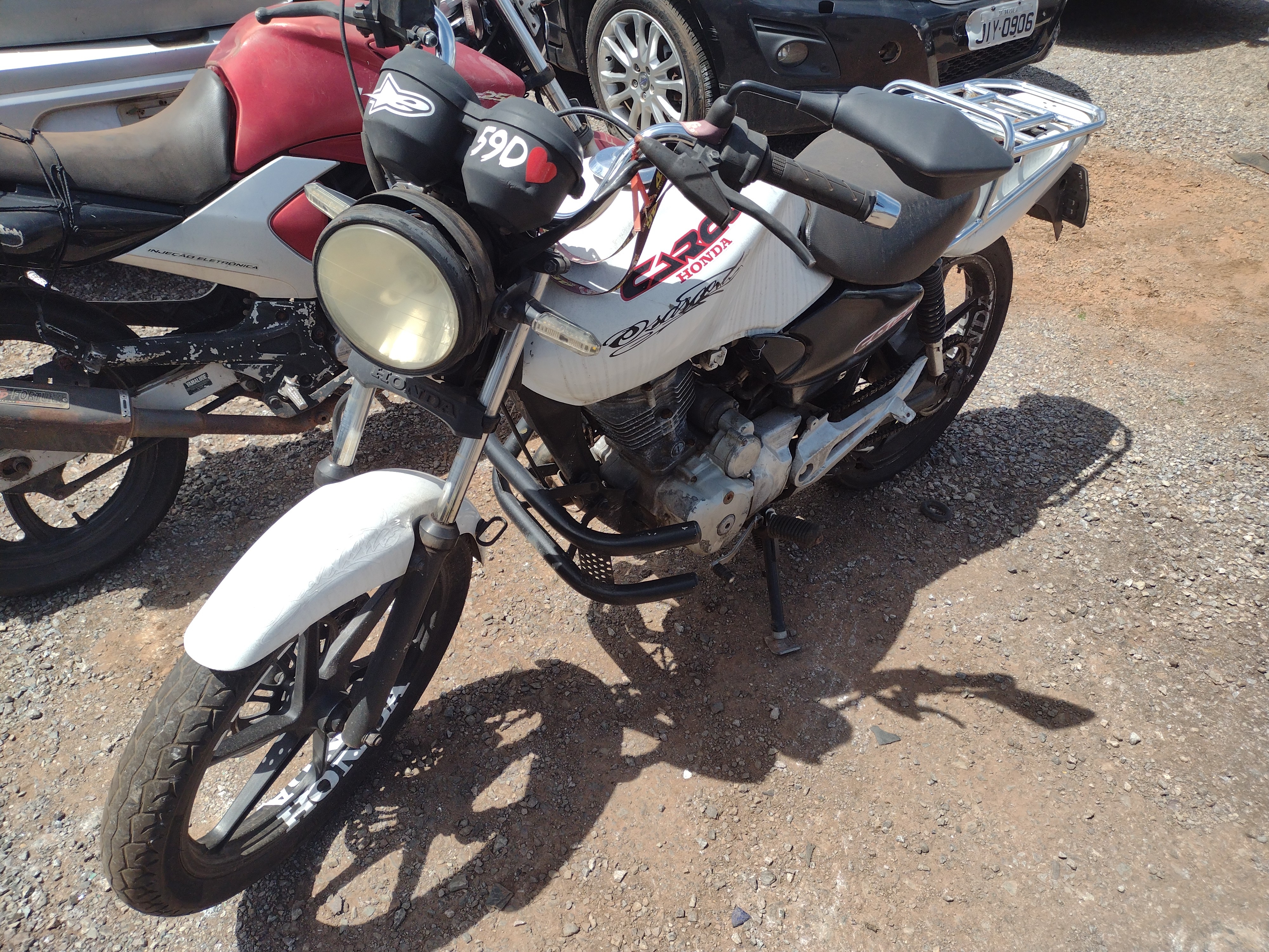 HONDA - CG 125 CARGO - leilão extrajudicial - SAMAMBAIA DF - lance mínimo R$ 2.400