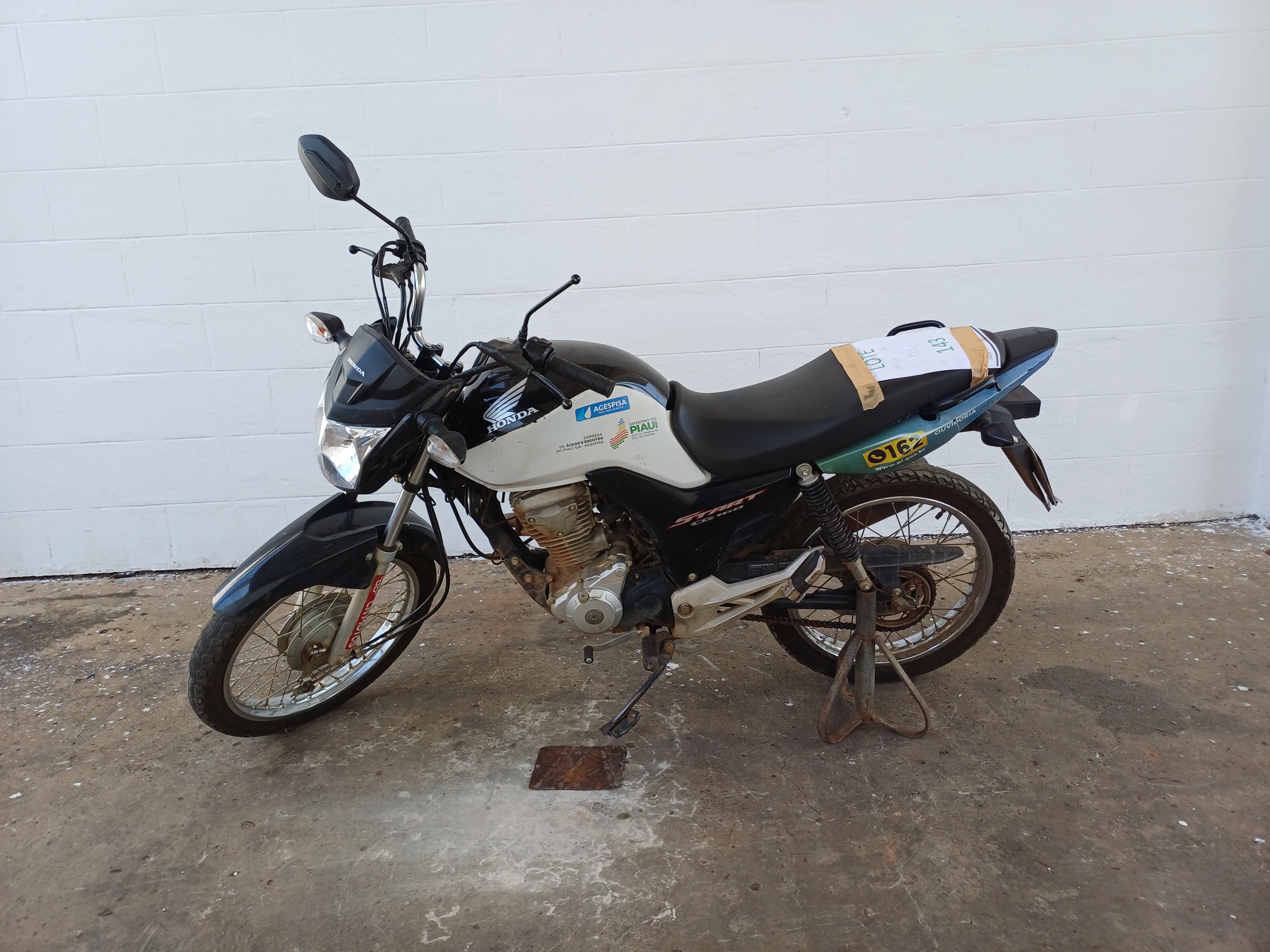 HONDA - CG 160 START - leilão extrajudicial - TERESINA PI - lance mínimo R$ 4.000