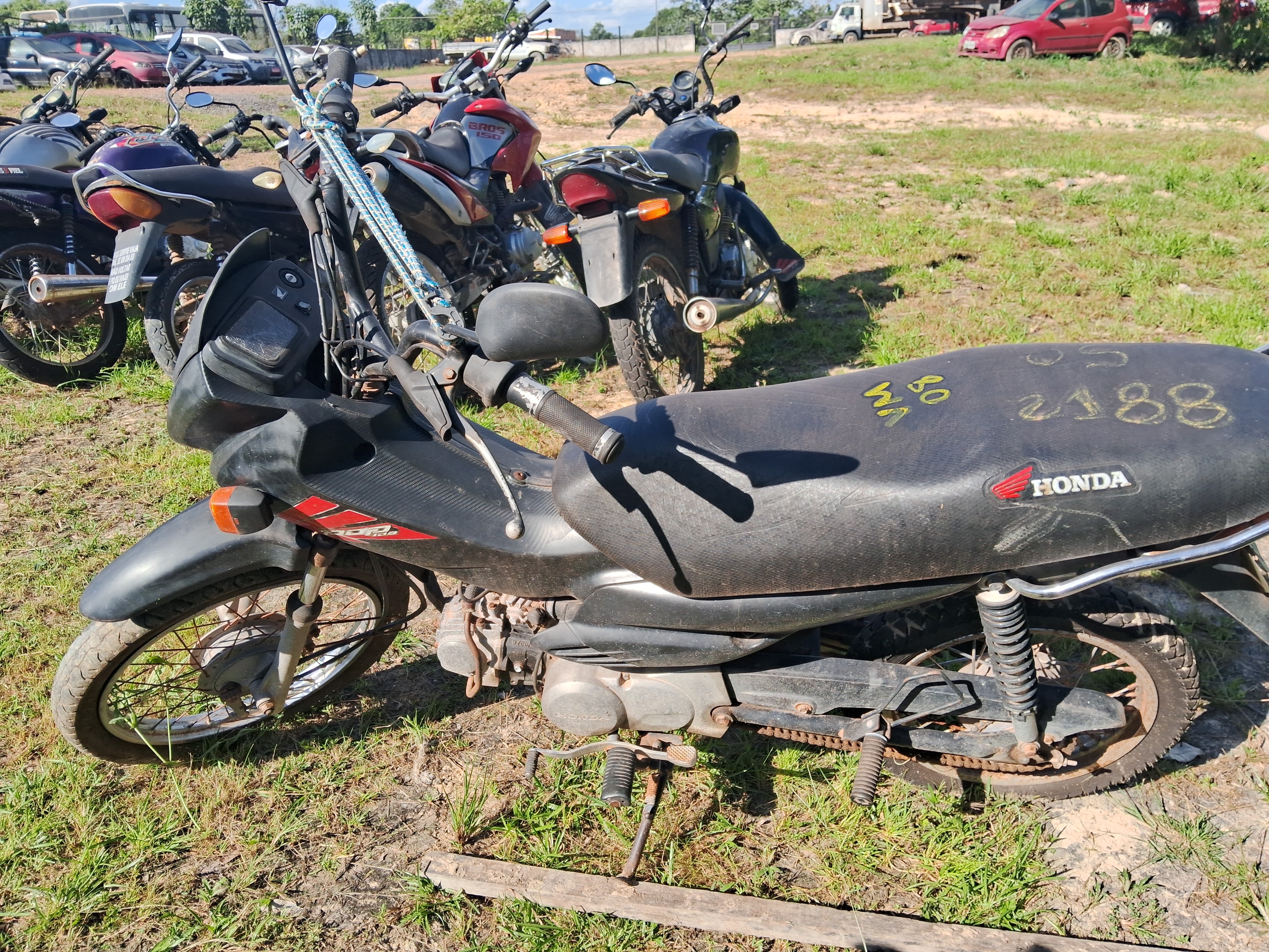 HONDA - POP100 - leilão extrajudicial - BR 010 KM 229 PA - lance mínimo R$ 246