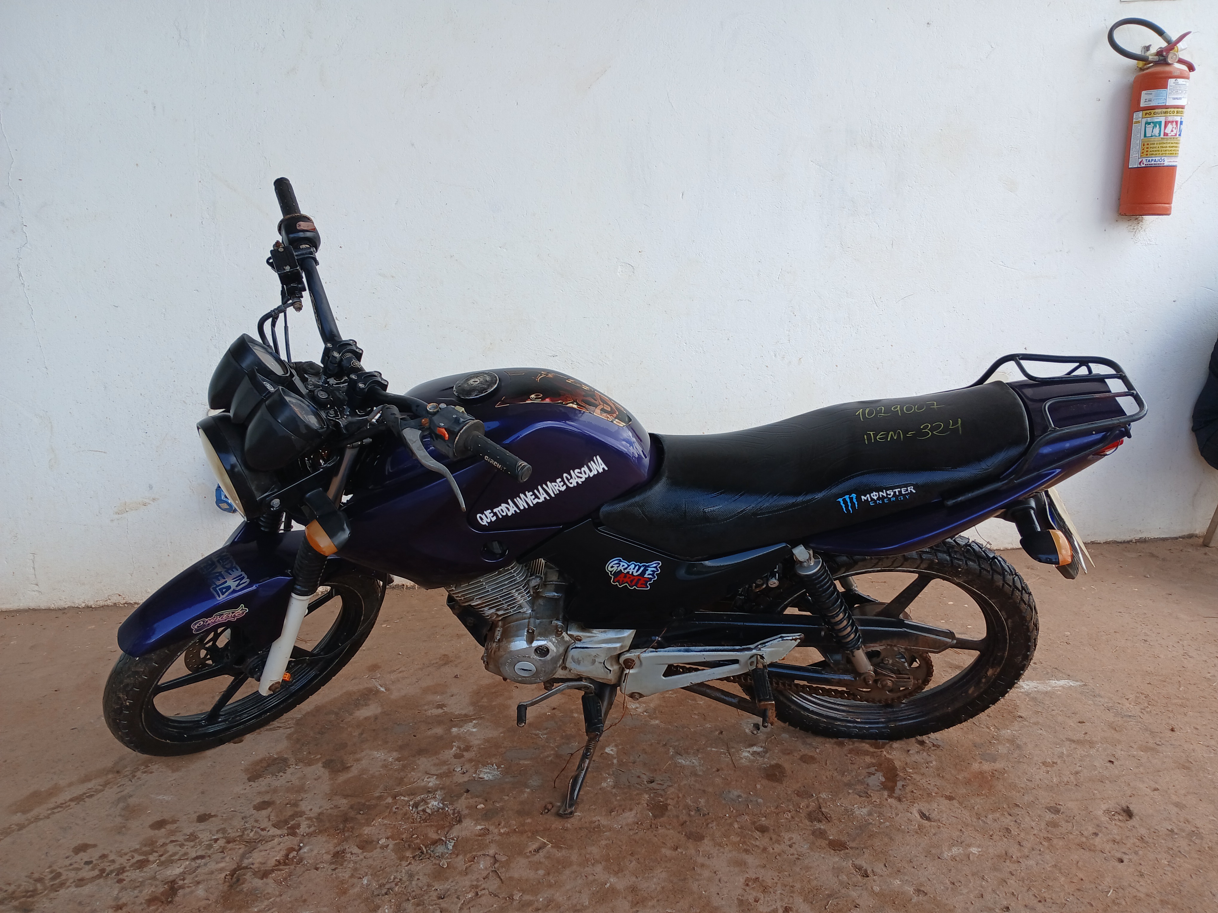 YAMAHA - FACTOR YBR125 ED - leilão extrajudicial - SANTARÉM PA - lance mínimo R$ 200