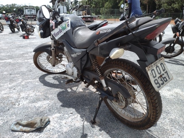 HONDA - CG 125 FAN ES - leilão extrajudicial - SAMAMBAIA DF - lance mínimo R$ 2.800