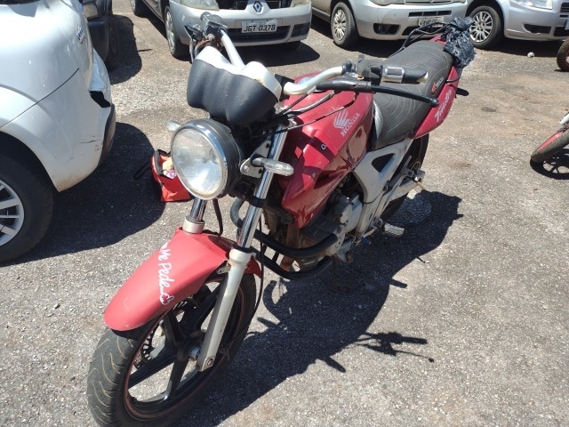 HONDA - CBX 250 TWISTER - leilão extrajudicial - SAMAMBAIA DF - lance mínimo R$ 3.200