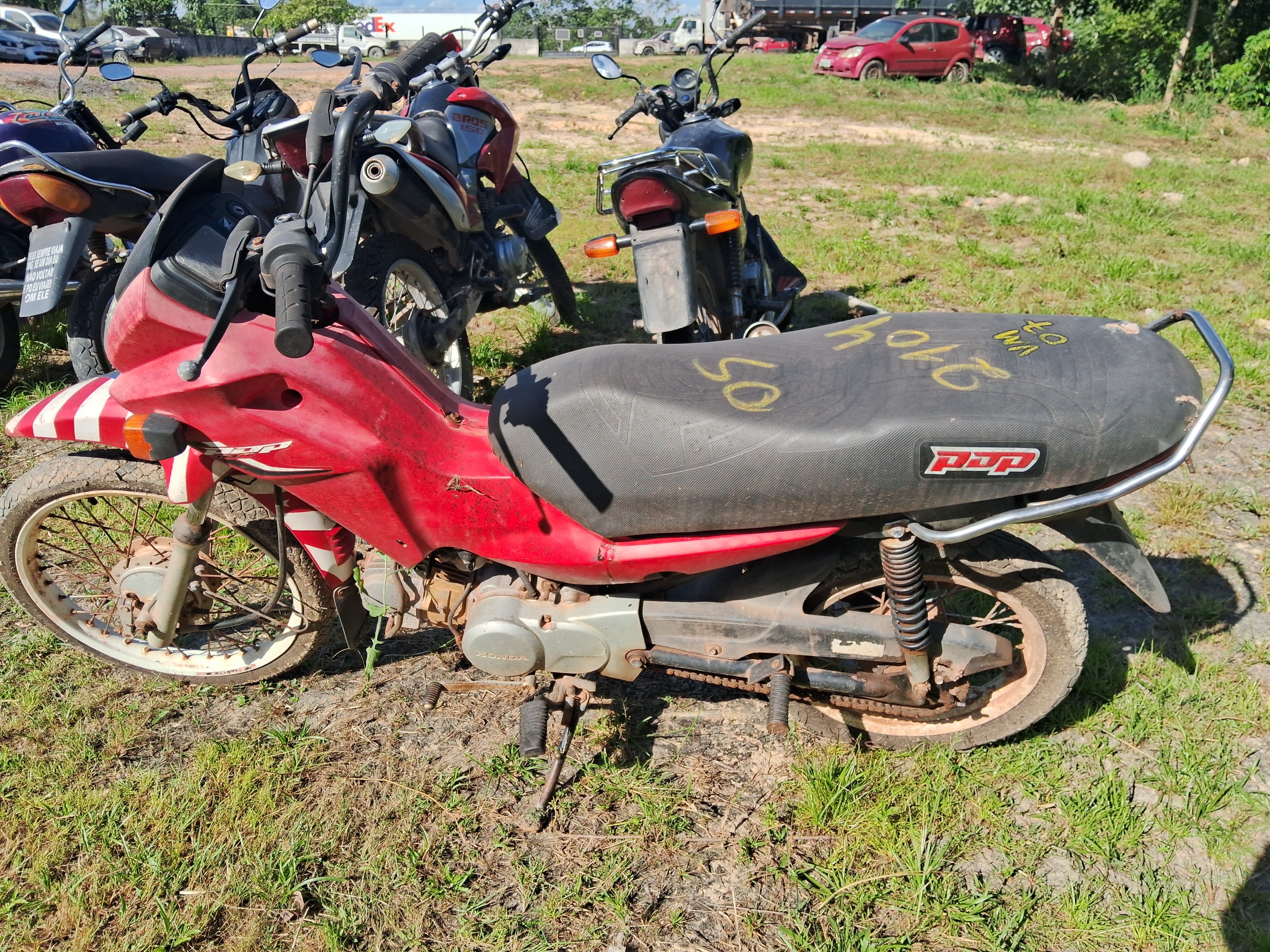 HONDA - POP100 - leilão extrajudicial - BR 010 KM 229 PA - lance mínimo R$ 2.782