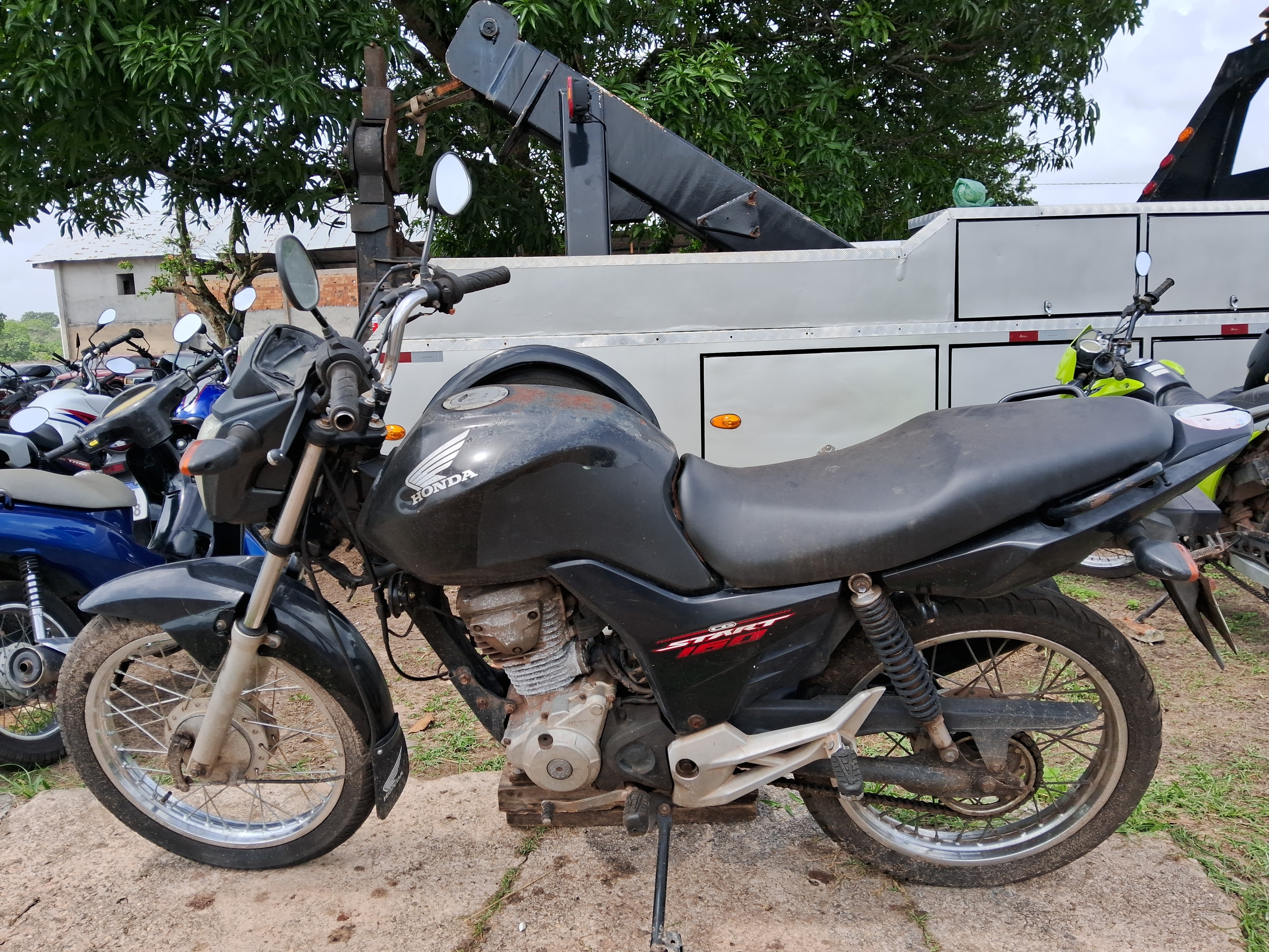 HONDA - CG 160 START - leilão extrajudicial - CASTANHAL PA - lance mínimo R$ 483