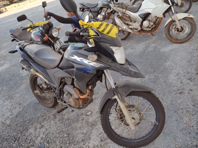 HONDA - XRE 190 - leilão extrajudicial - SAMAMBAIA DF - lance mínimo R$ 10.400