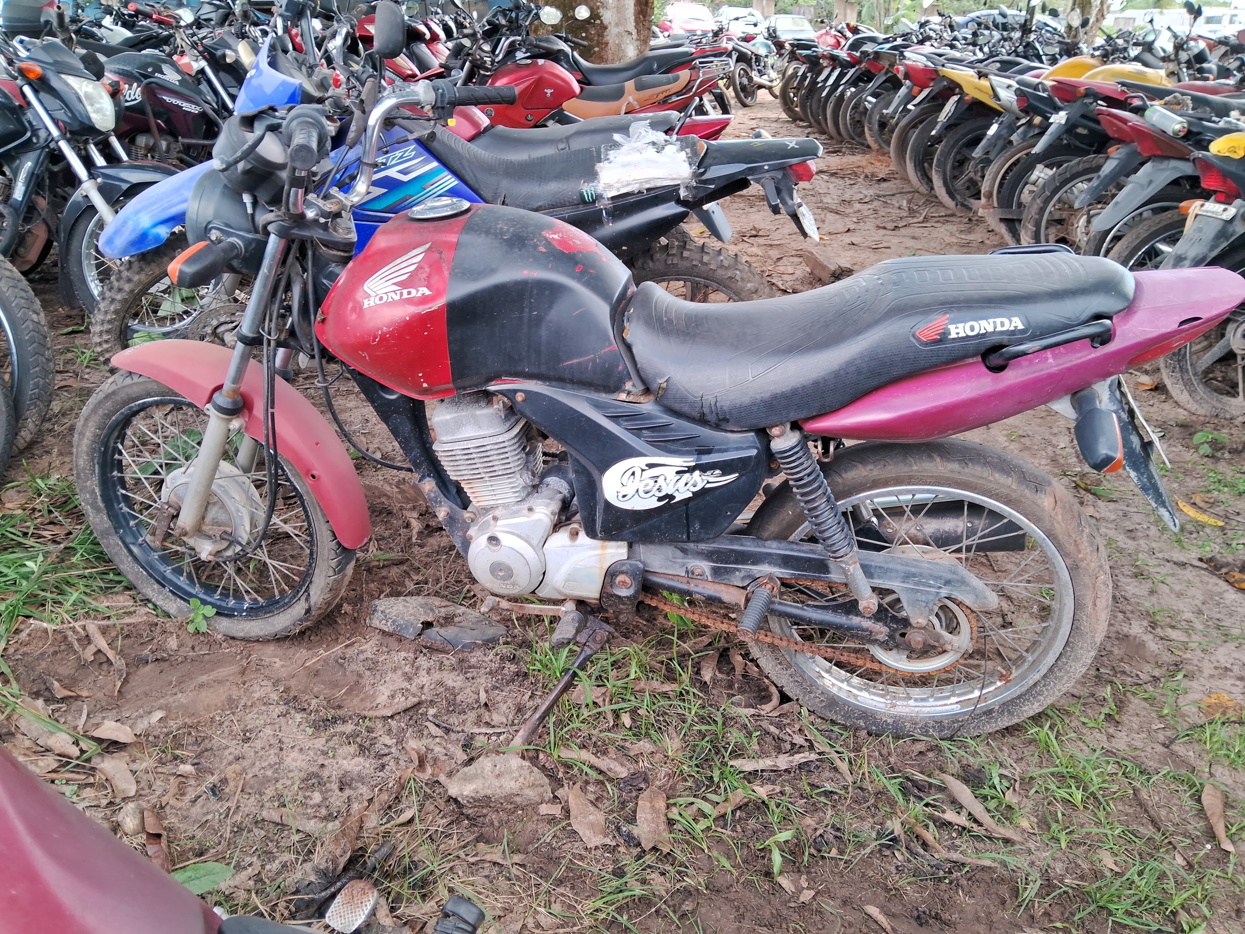 HONDA - CG 125 FAN ES - leilão extrajudicial - CASTANHAL PA - lance mínimo R$ 422