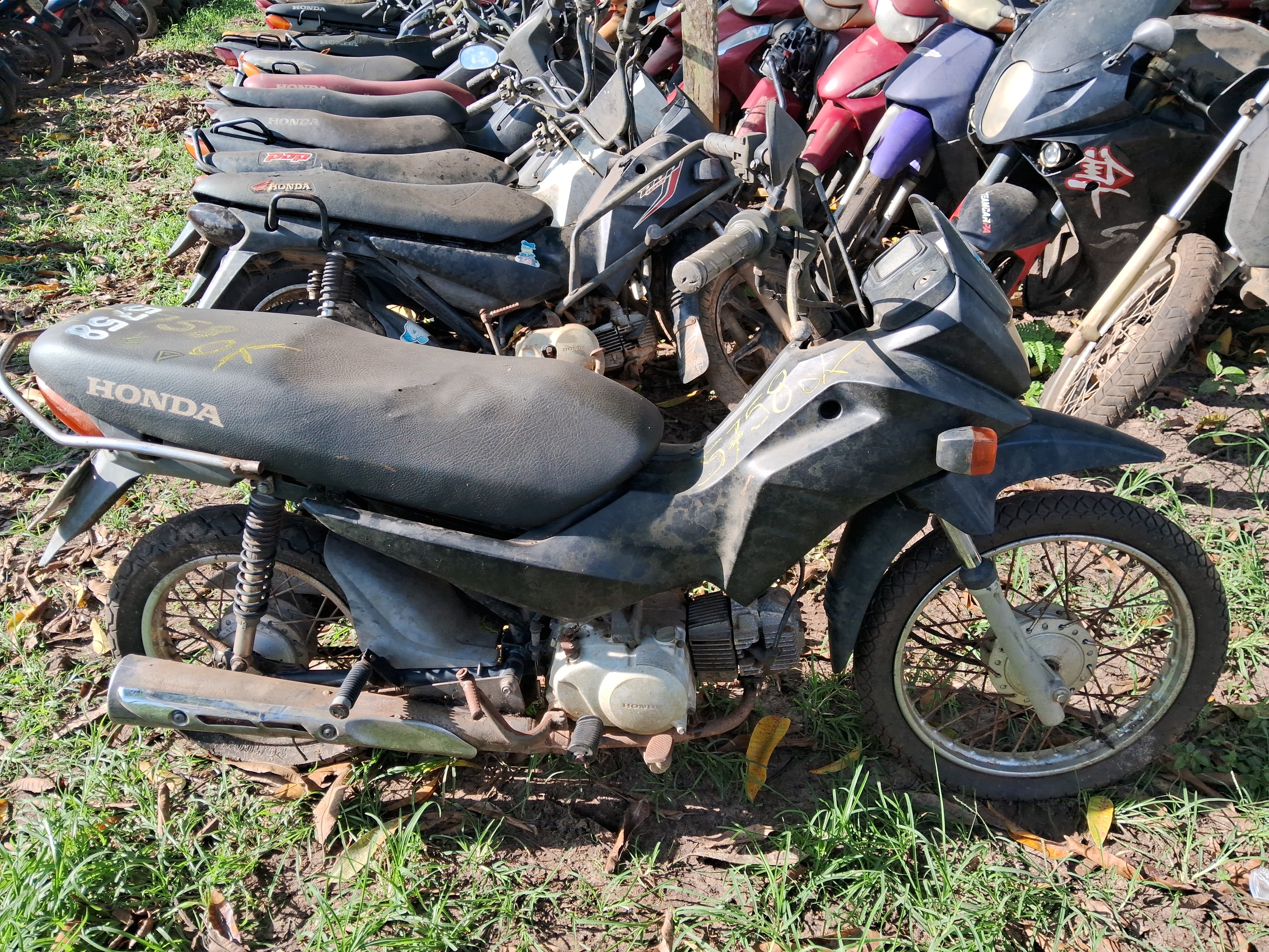 HONDA - POP100 - leilão extrajudicial - CASTANHAL PA - lance mínimo R$ 378